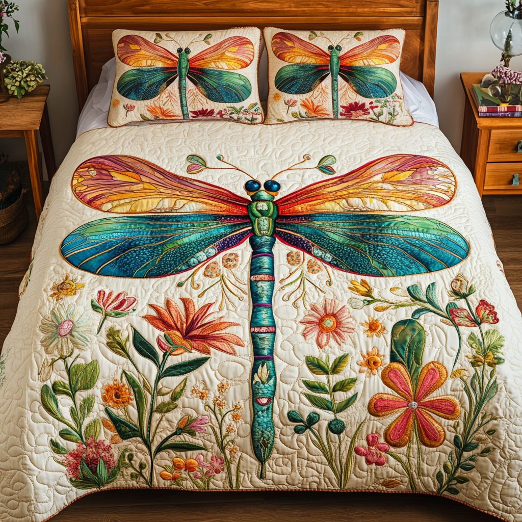 Fantasy & Mystic quilted bedding set