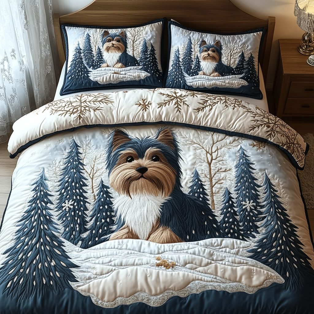Calm & Cozy quilted bedding set