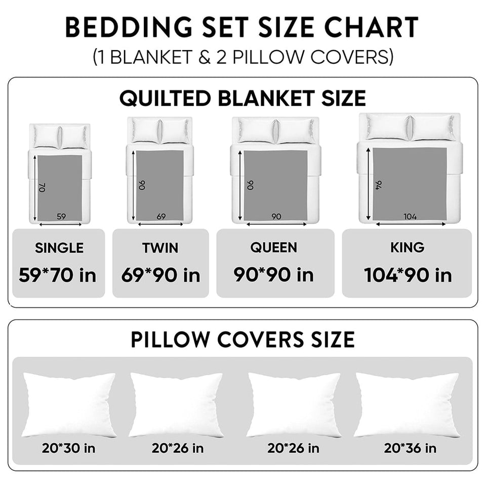 Cozy Harmony Lakeside Firepit at Dawn quilted bedding set, another view of the printed design