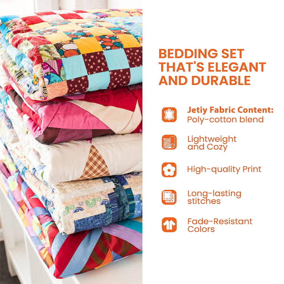 Great Dane quilted bedding set, another view of the printed design
